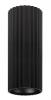 NELLA LONG 7W 240V RIBBED BLACK SURFACE MOUNTED DOWNLIGHT